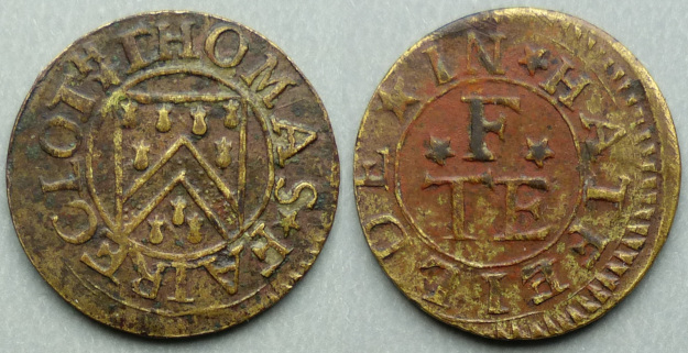 Hatfield, Thomas Faircloth farthing token Hatfield, Thomas Faircloth farthing token